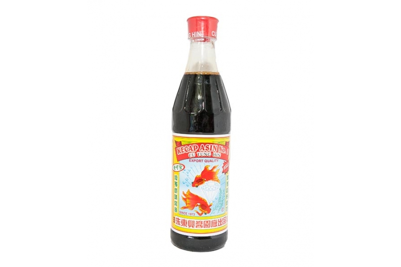 雙鯉魚鹹醬油 (650ml*12入/箱)