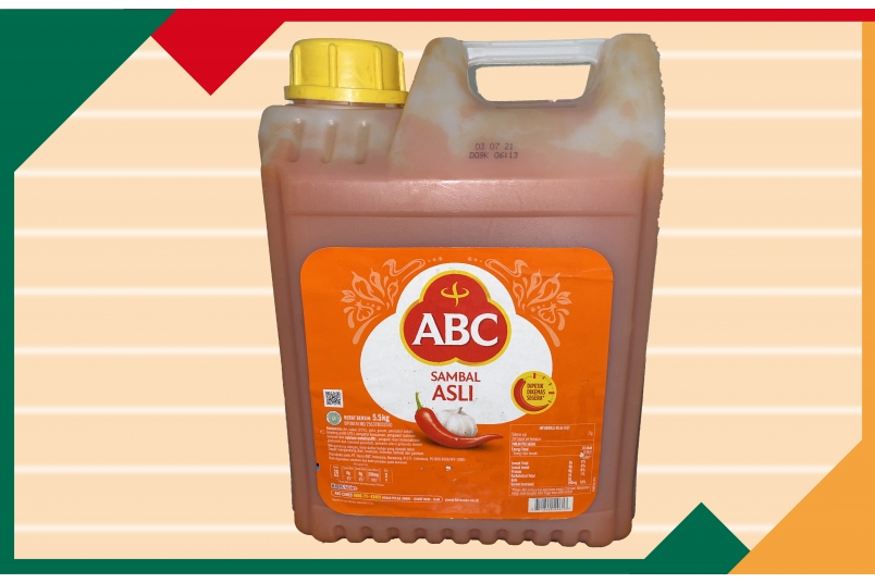 ABC 辣椒醬(桶裝) ABC SAMBAL ASLI JERRYCAN (5.5kg±10%)