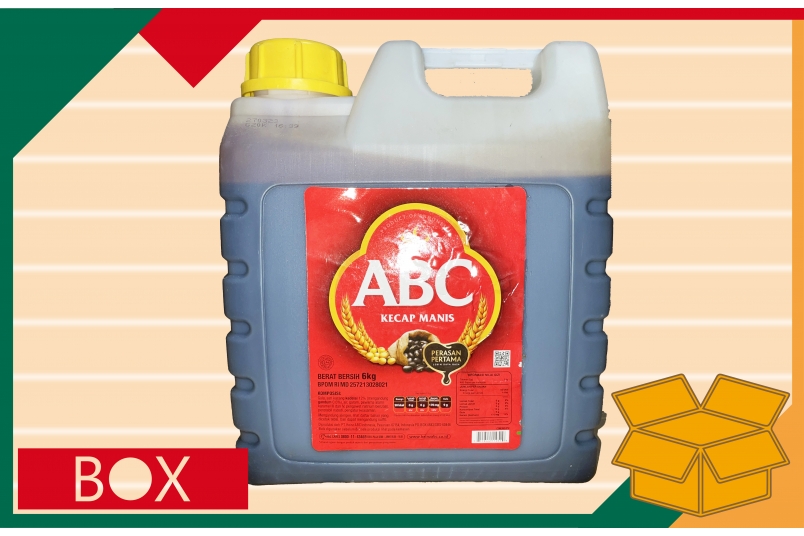 ABC 甜醬油(桶裝) ABC KECAP MANIS (6kg±10%*3入/箱)