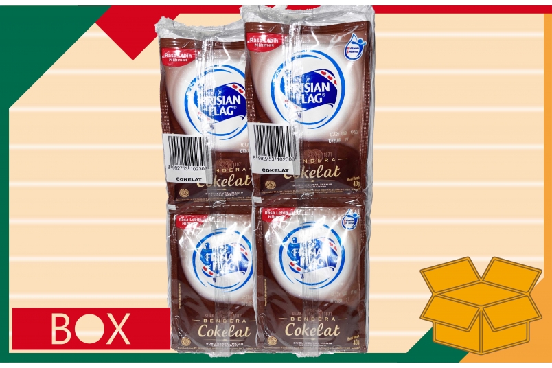 旗牌巧克力煉乳 FRISIAN FLAG  SACHET COKELAT ((40g±10%*6)*20入/箱)