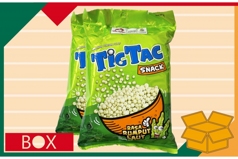 餅乾球(海苔) TIC TAC SNACK RUMPUT LAUT 2 (90g±10%)*10入/包