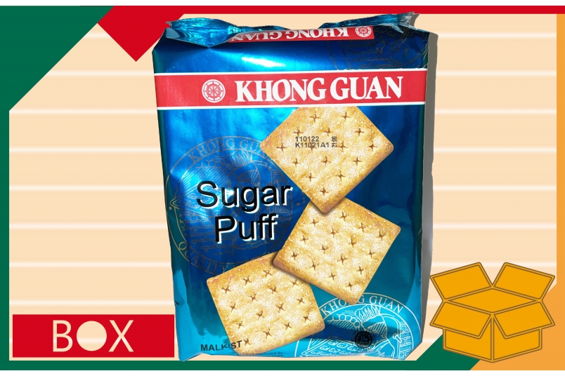 康元甜餅乾 KHONG GUAN SUGAR PUFF MTLZ BIRU (275g±10%*24入/箱)
