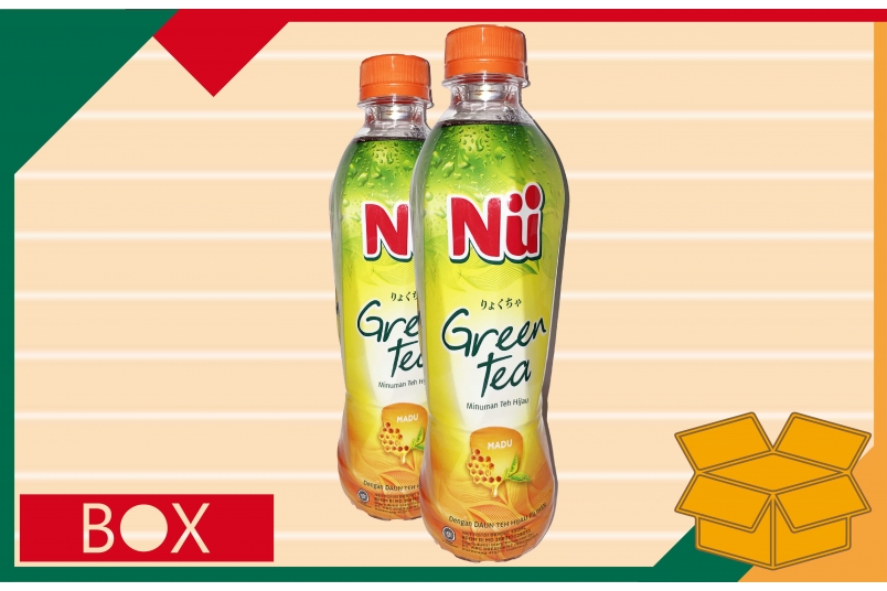 蜜糖綠茶 NU GREEN TEA (HONEY) (RASA MADU) (450ml±10%*24入/箱)
