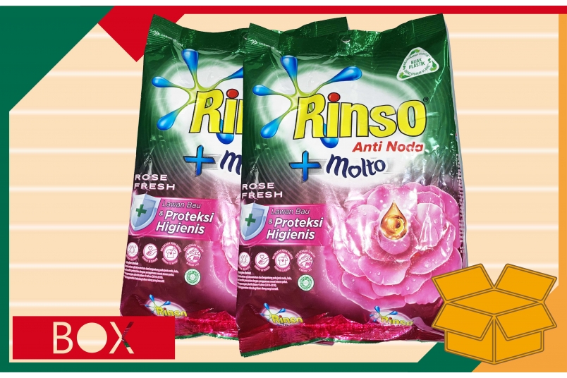 玫瑰洗衣粉 RINSO MOLTO ULTRA (770g±10%*12入/箱)