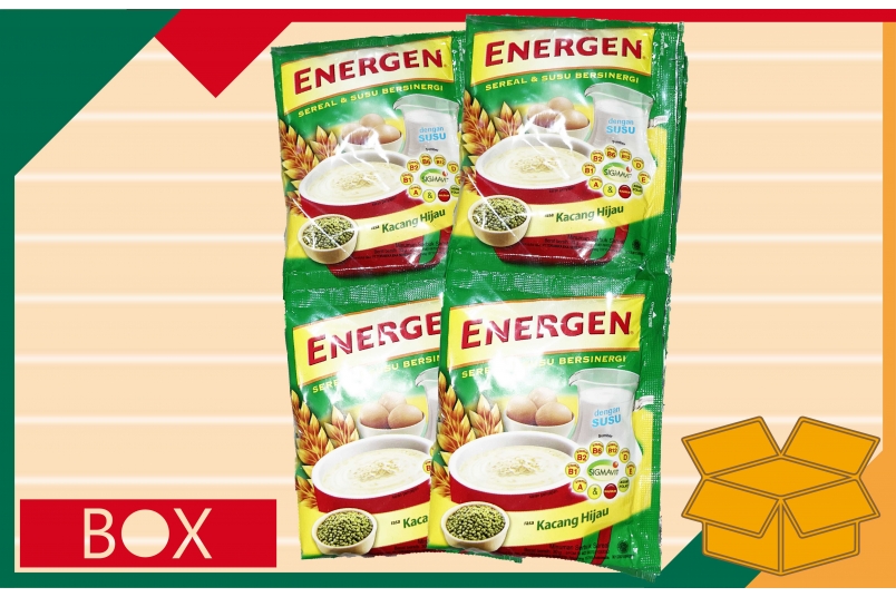 綠豆麥片 ENERGEN KACANG HIJAU (30g±10%*10)*16入/箱)