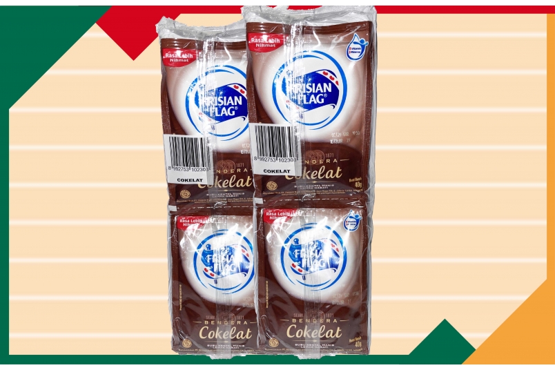 旗牌巧克力煉乳 FRISIAN FLAG  SACHET COKELAT (40g±10%*6)