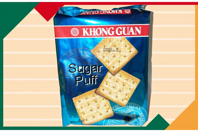 康元甜餅乾 KHONG GUAN SUGAR PUFF MTLZ BIRU (275g±10%)