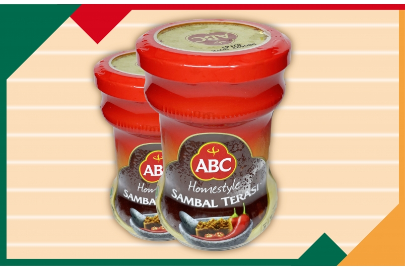 ABC 辣椒醬-蝦味 ABC SAMBAL TERASI BOTOL BELING (180g±10%)