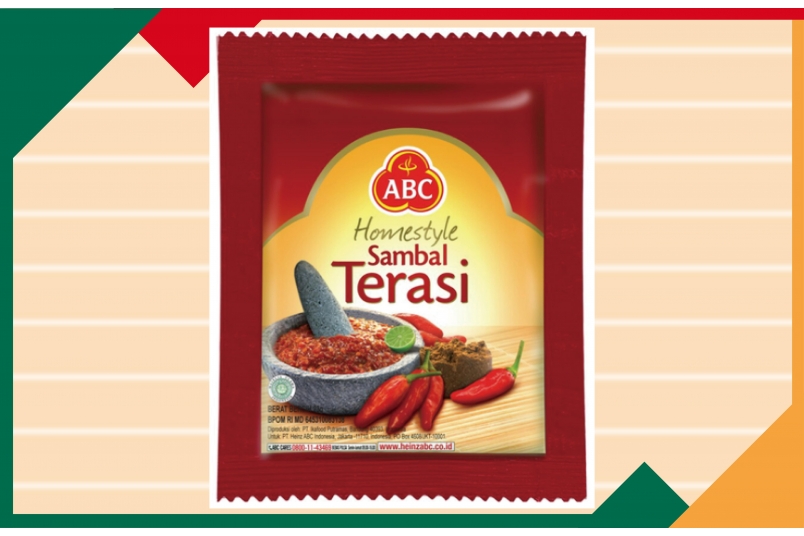 ABC 袋裝辣椒醬-蝦味 ABC SAMBAL TERASI SACHET (20g±10%*10)