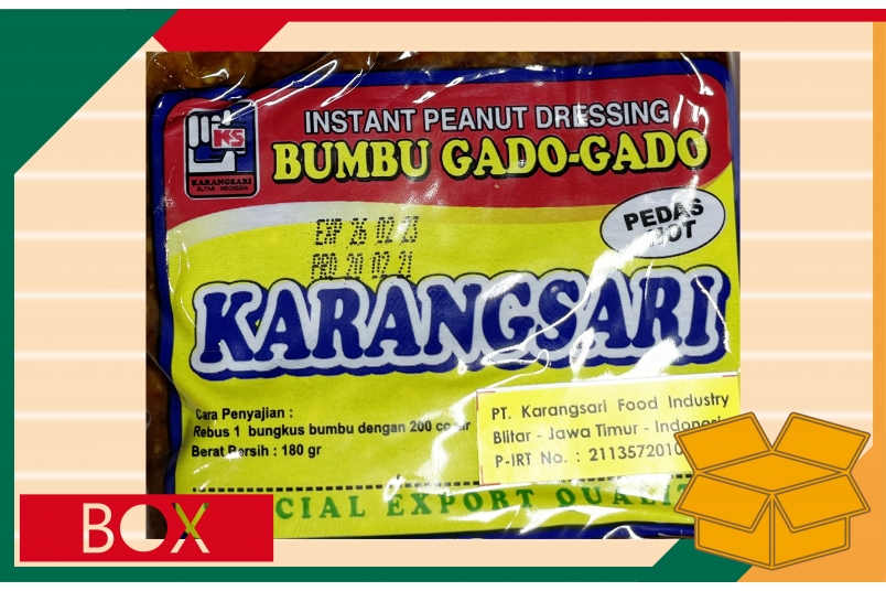 辣味花生醬 KARANG SARI BUMBU GADO-GADO ((180g±10%)*25入/包