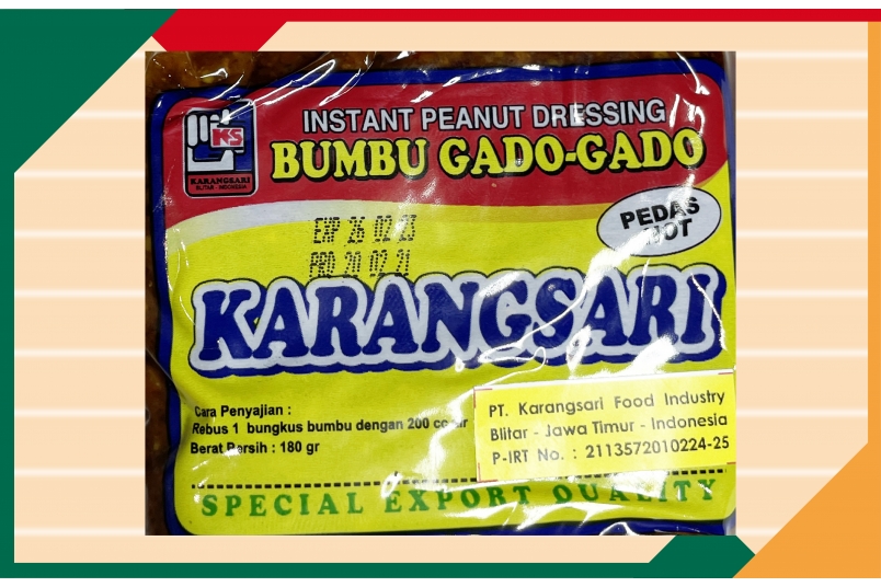 辣味花生醬 KARANG SARI BUMBU GADO-GADO (180g±10%)