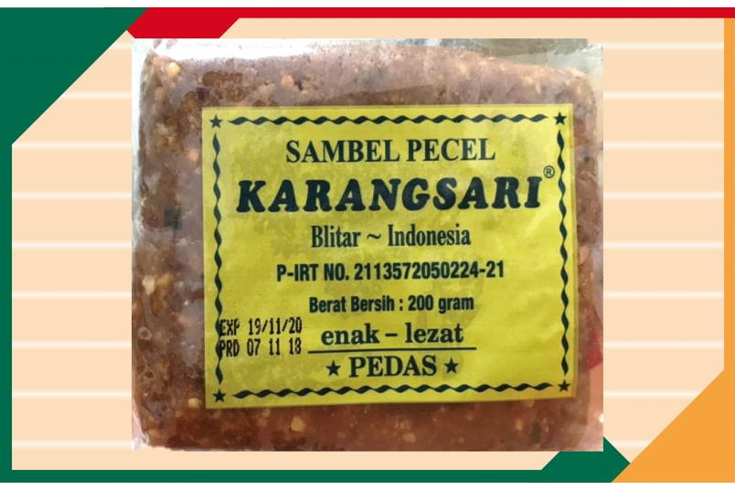重辣花生醬 KARANG SARI SAMBEL PECEL (200g±10%)