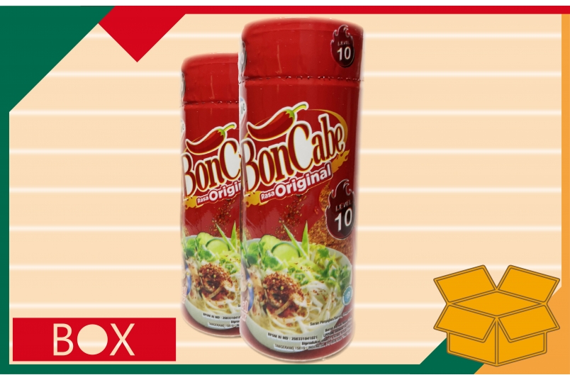 紅瓶辣椒粉(中辣) KOBE BON CABE RASA ORIGINAL LV10 (50g±10%*24入/箱)